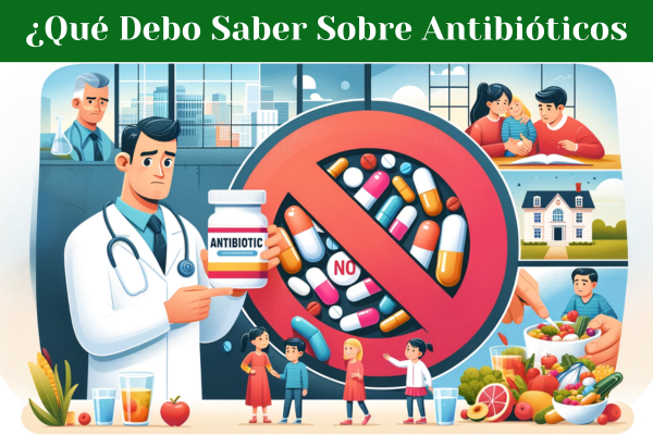 ¿Qué Debo Saber Sobre los Antibióticos y su Uso? Uso Responsable de Antibióticos